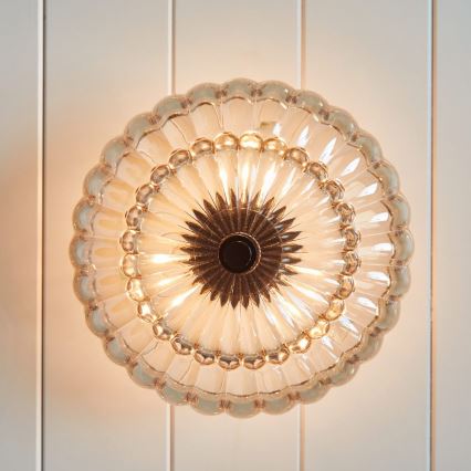 Quoizel - Loftlampe WHITECAP 3xE14/40W/230V diameter 29,7 cm
