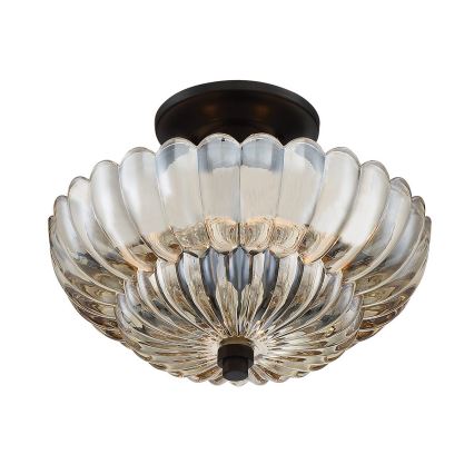 Quoizel - Loftlampe WHITECAP 3xE14/40W/230V diameter 29,7 cm