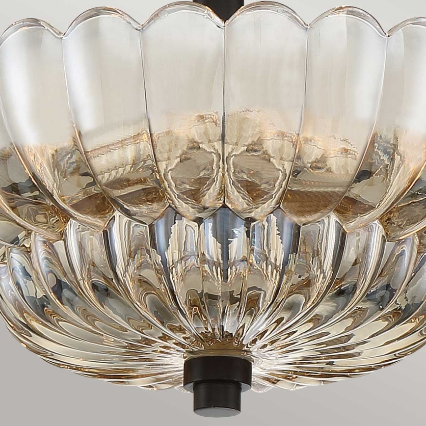Quoizel - Loftlampe WHITECAP 3xE14/40W/230V diameter 29,7 cm