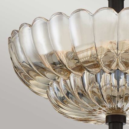 Quoizel - Loftlampe WHITECAP 3xE14/40W/230V diameter 29,7 cm