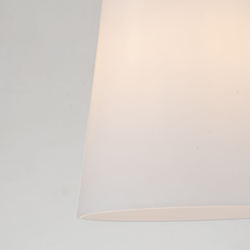 Quoizel - Pendellampe STARING 1xE27/40W/230V diameter 18,4 cm guldfarvet/patina/hvid