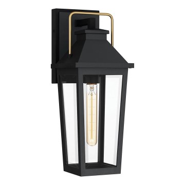 Quoizel - Udendørs væglampe BUCKLEY 1xE27/40W/230V IP44 sort