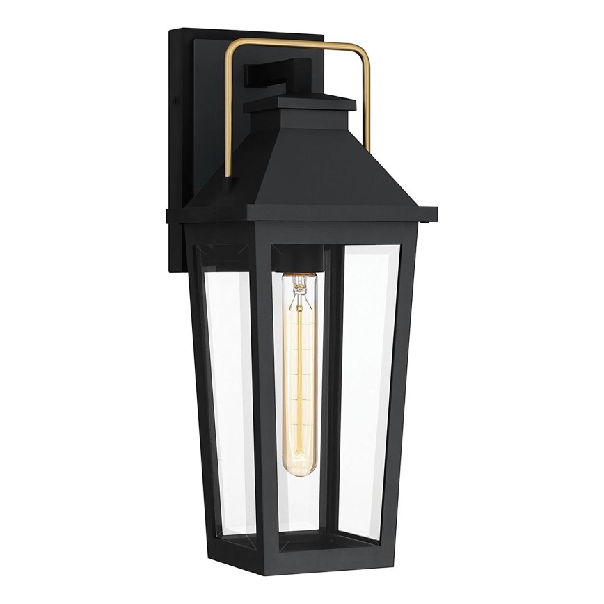 Quoizel - Udendørs væglampe BUCKLEY M 1xE27/40W/230V IP44 sort