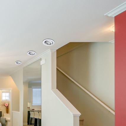 Rabalux - Sæt med 3 LED-indbygningsspots 1x GU10/3W/230V IP40