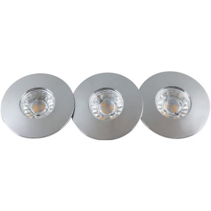 Rabalux - 3xLED indbygningsspot til badeværelse 3xLED/4W/230V IP44