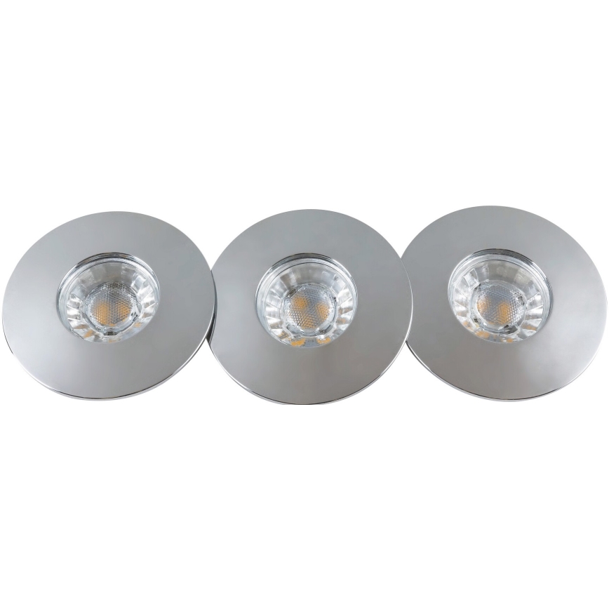Rabalux - 3xLED indbygningsspot til badeværelse 3xLED/4W/230V IP44