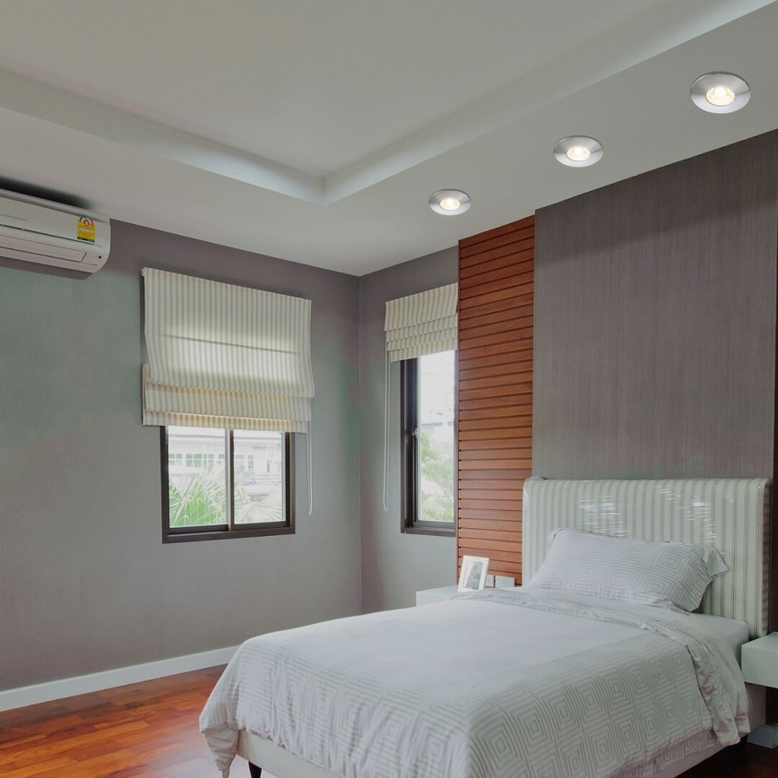 Rabalux - Sæt med 3 LED-indbygningsspots til badeværelse LED/4W/230V IP44