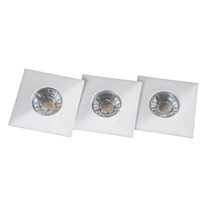 Rabalux - SÆT 3xLED Indbygningslampe til badeværelse 1xLED/4W/230V IP44