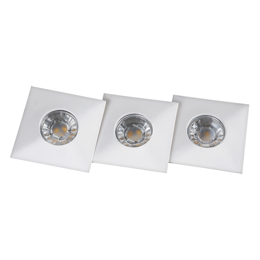 Rabalux - SÆT 3xLED Indbygningslampe til badeværelse 1xLED/4W/230V IP44