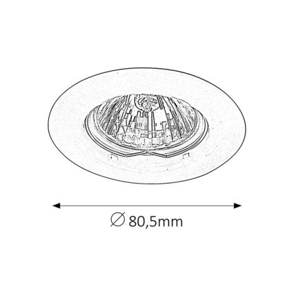 Rabalux 1088 - Indbygningsspot SPOT RELIGHT 1xGU5,3/50W/12V