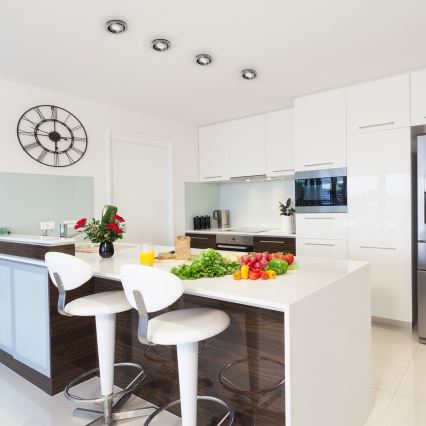 Rabalux - Sæt med 3x LED indbygningsspots 1xGU10/3W/230V IP40