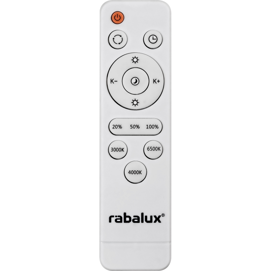 Rabalux - LED lysdæmper loftslampe med fjernbetjening LED/72W/230V