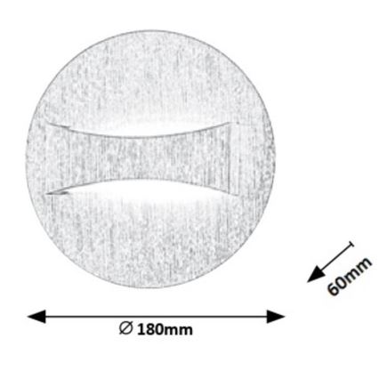 Rabalux - LED væglampe LED/6W/230V