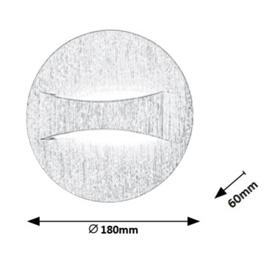 Rabalux - LED væglampe LED/6W/230V