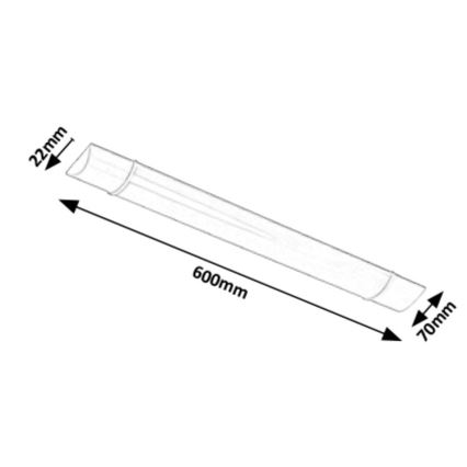 Rabalux - LED underskabslampe til køkken LED/20W/230V