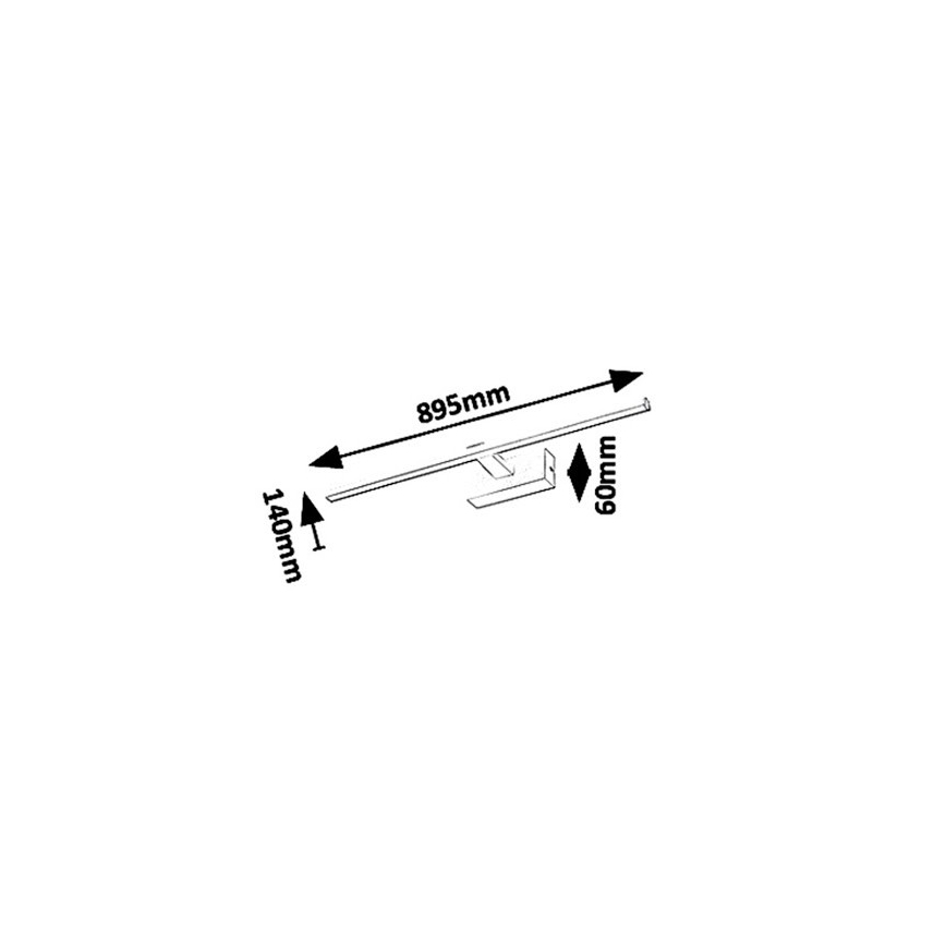 Rabalux 1464 - LED spejllampe til badeværelse ALBINA LED/18W/230V IP23