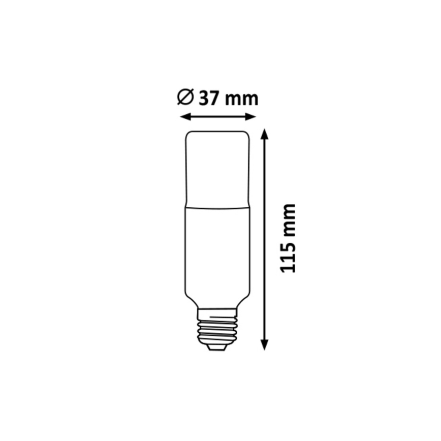 Rabalux - LED-pære T37 E27/9W/230V 4000K