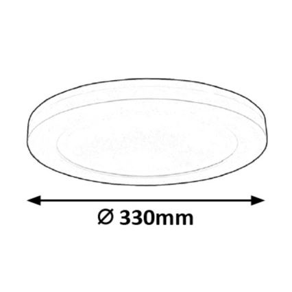 Rabalux - LED panel med sensor LED/30W/230V 33 cm