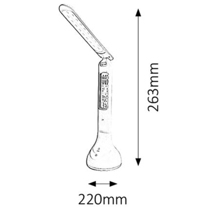 Rabalux - LED bordlampe LED/4W/USB