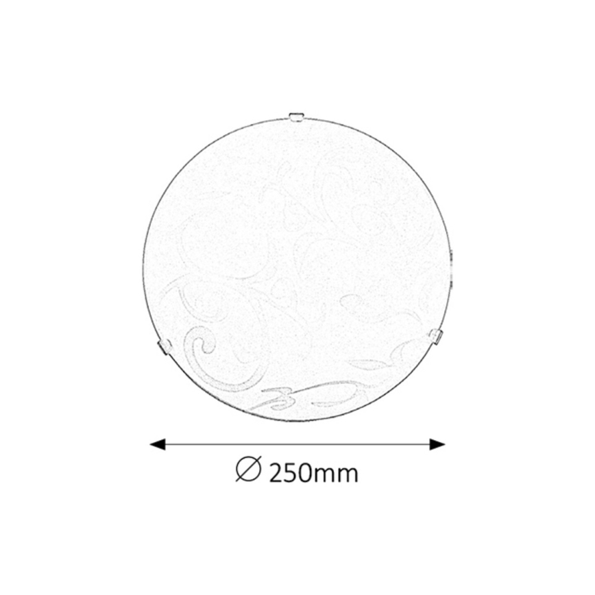 Rabalux - Loftlampe 1xE27/60W/230V