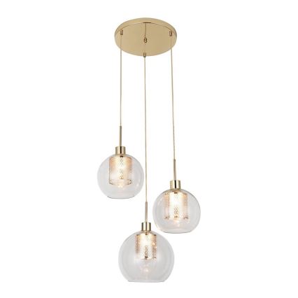 Rabalux - Lampeskærm diameter 19 cm transparent