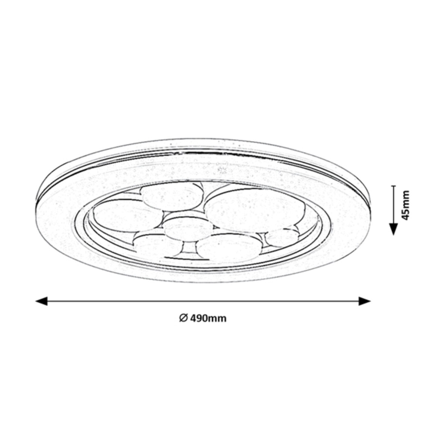 Rabalux - LED loftlampe LED/36W/230V diameter 49 cm