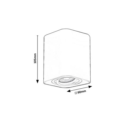Rabalux - Spotlampe 1xGU10/42W/230V hvid