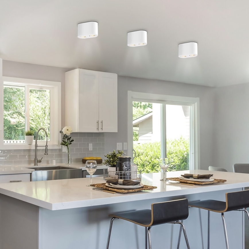 Rabalux - Spotlampe 2xGU10/42W/230V hvid