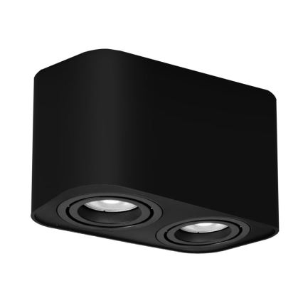 Rabalux - Spotlampe 2xGU10/42W/230V sort