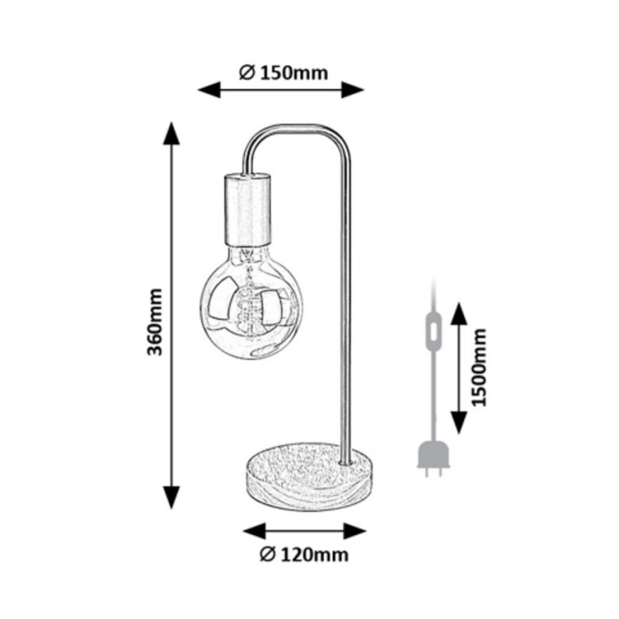 Rabalux - Bordlampe 1xE27/40W/230V