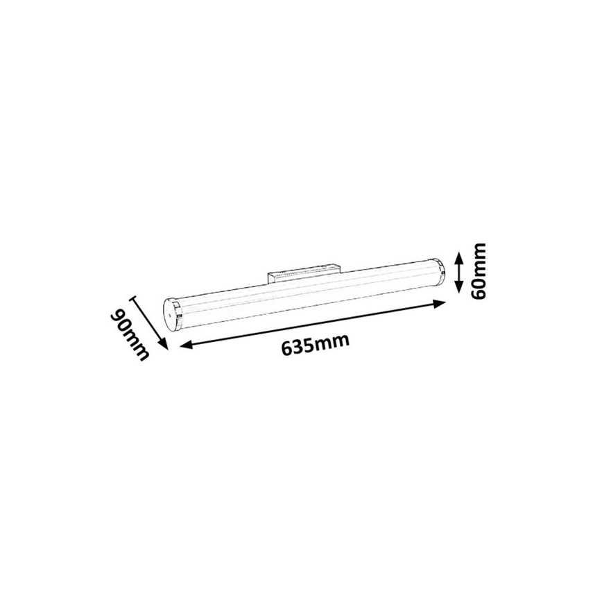 Rabalux - LED badeværelses spejlbelysning LED/18W/230V 64cm IP44