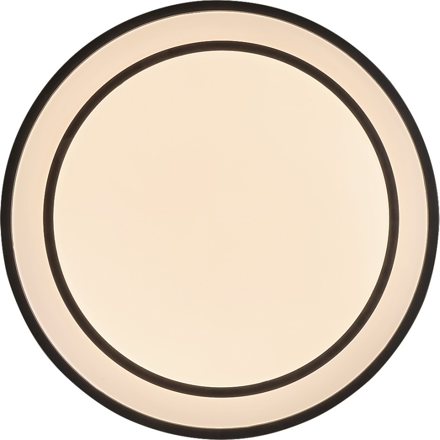 Rabalux - LED-dæmpbar loftlampe LED/40W/230V 3000-6500K sort Ø 49 cm + fjernbetjening