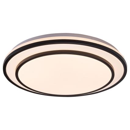 Rabalux - LED-dæmpbar loftlampe LED/40W/230V 3000-6500K sort Ø 49 cm + fjernbetjening