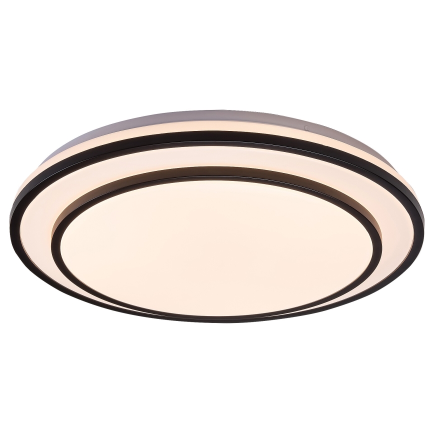 Rabalux - LED-dæmpbar loftlampe LED/40W/230V 3000-6500K sort Ø 49 cm + fjernbetjening