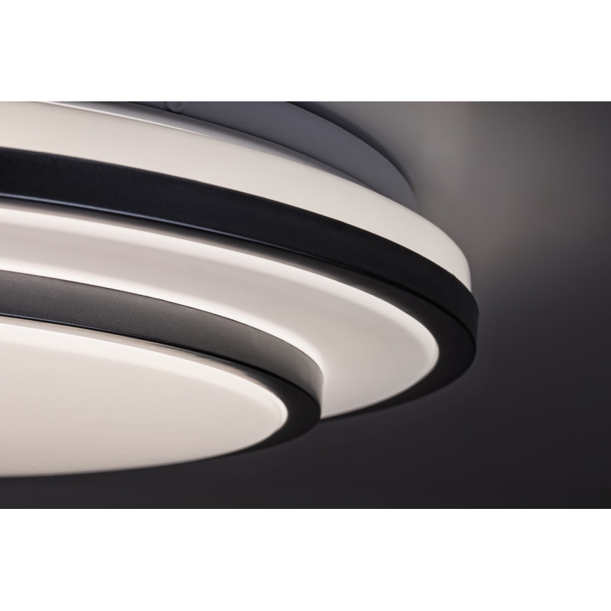 Rabalux - LED-dæmpbar loftlampe LED/40W/230V 3000-6500K sølv Ø 49 cm + fjernbetjening