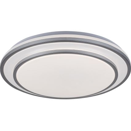 Rabalux - LED loftlampe dæmpbar LED/40W/230V 3000-6500K sølvfarvet + fjernbetjening