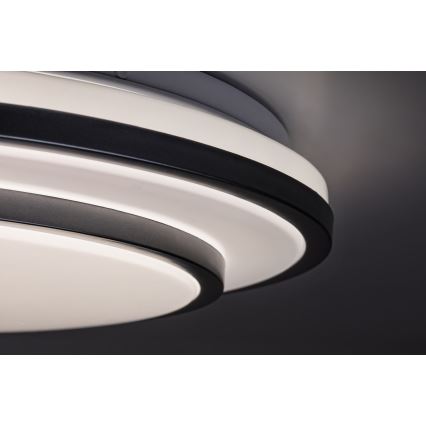 Rabalux - LED loftlampe dæmpbar LED/40W/230V 3000-6500K sølvfarvet + fjernbetjening