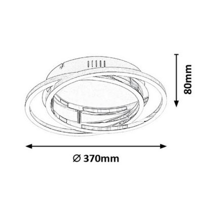 Rabalux - LED loftsbelysning LED/30W/230V diameter 37cm