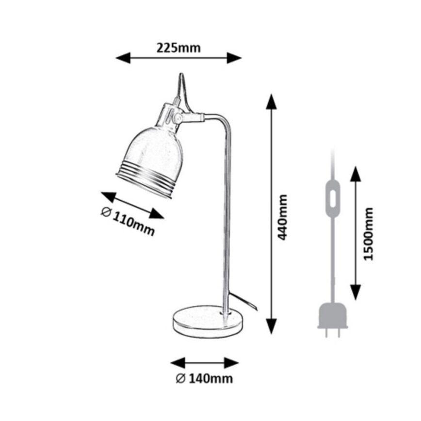 Rabalux - Bordlampe 1xE14/25W/230V beige