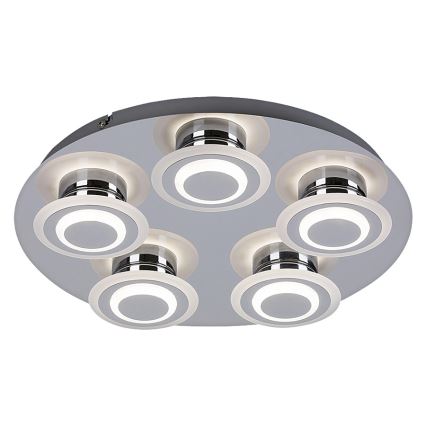 Rabalux - LED fastmonteret lysekrone 5xLED/4W/230V blank krom