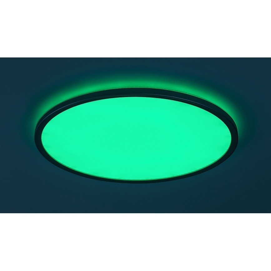 Rabalux - LED loftlampe dæmpbar RGB-farver LED/22W/230V Wi-Fi Tuya + fjernbetjening