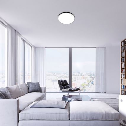Rabalux - LED loftlampe dæmpbar RGB-farver LED/22W/230V Wi-Fi Tuya + fjernbetjening