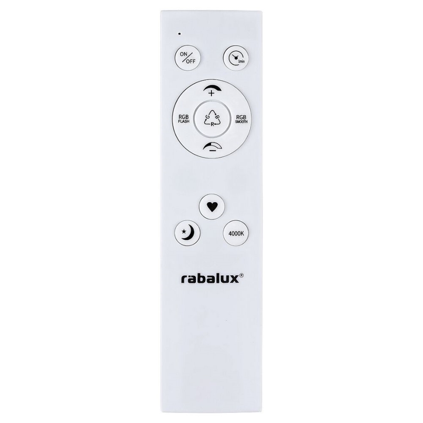 Rabalux - LED loftlampe dæmpbar RGB-farver LED/22W/230V Wi-Fi Tuya + fjernbetjening