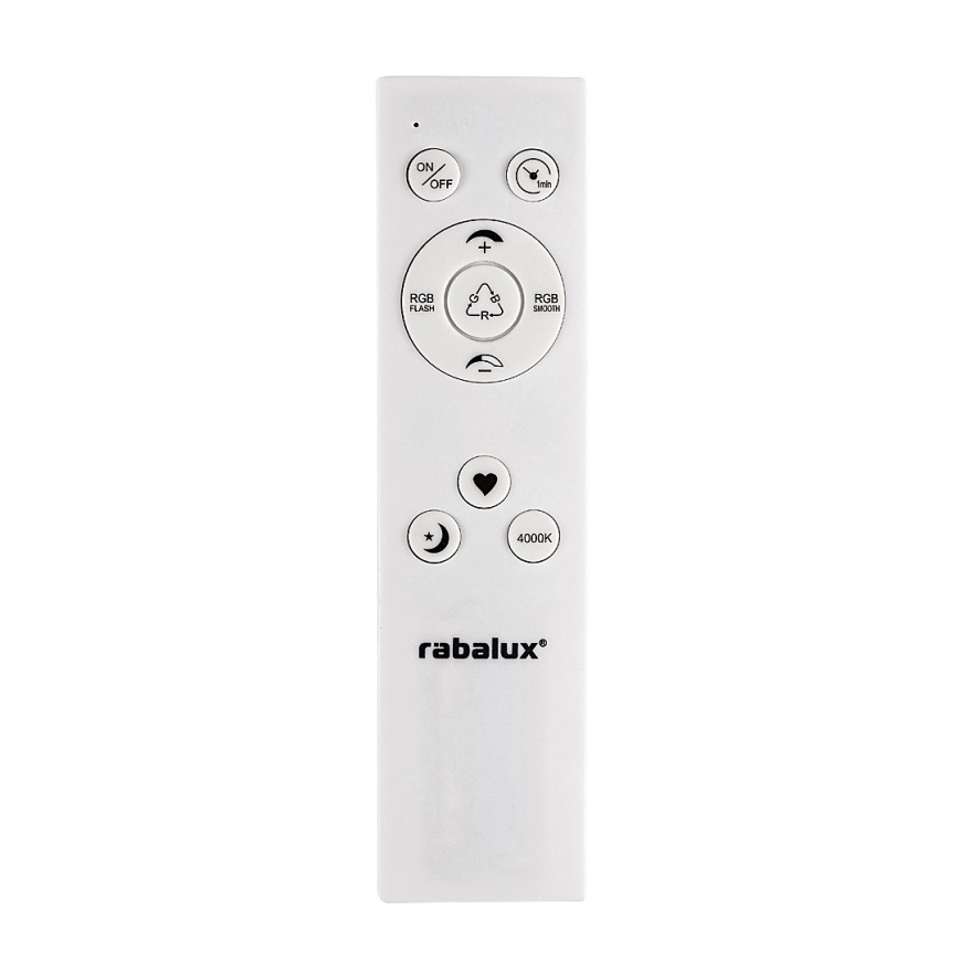 Rabalux - LED RGB Dæmpbar loftlampe LED/22W/230V Wi‑Fi Tuya + fjernbetjening Ø 41,5 cm