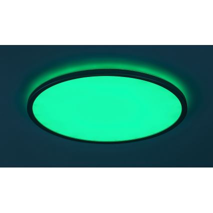 Rabalux - LED RGB Dæmpbar loftlampe LED/22W/230V Wi-Fi Tuya + fjernbetjening