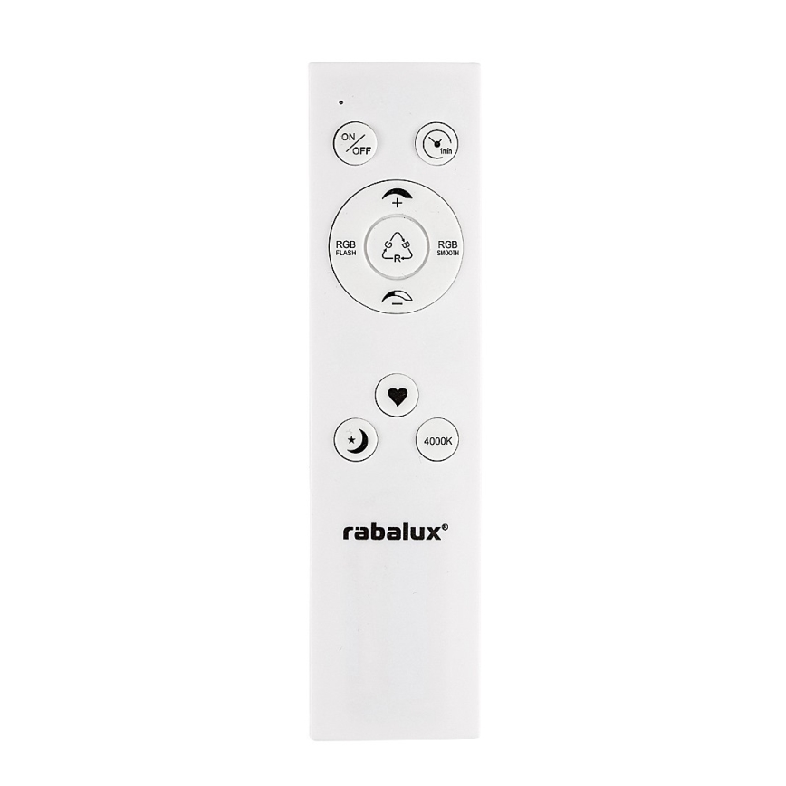 Rabalux - LED RGB Dæmpbar loftlampe LED/22W/230V Wi-Fi Tuya + fjernbetjening