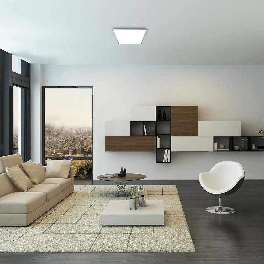 Rabalux - LED RGB Dæmpbar loftlampe LED/22W/230V Wi-Fi Tuya + fjernbetjening 42x42 cm