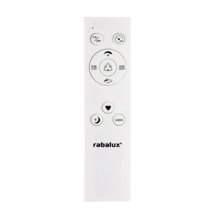 Rabalux - LED RGB Dæmpbar loftlampe LED/22W/230V Wi-Fi Tuya + fjernbetjening 42x42 cm