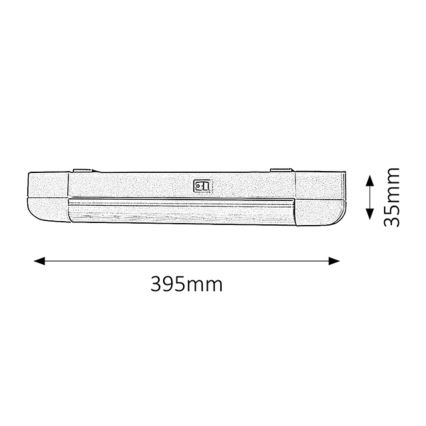 Rabalux - LED underskabslampe 1xG13/10W/230V 39,5 cm