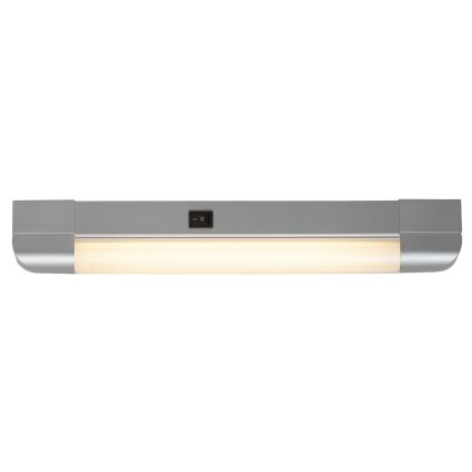 Rabalux - LED underskabslampe BAND LIGHT 1xG13/10W/230V 39,5 cm sølvfarvet